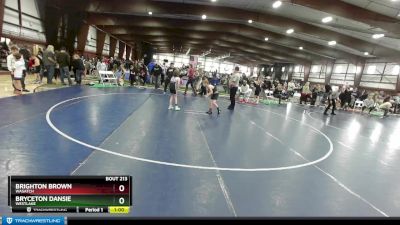 66 lbs Cons. Round 3 - Bryceton Dansie, Westlake vs Brighton Brown, Wasatch