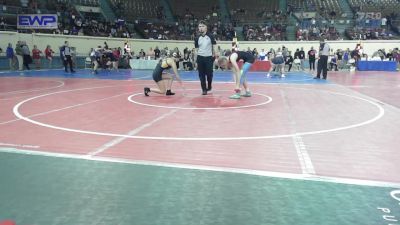 108 lbs Round Of 16 - Juel Ross, Carl Albert vs Savannah Taylor, Sand Springs HS