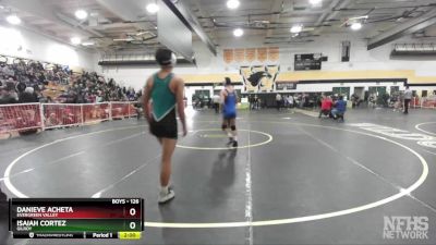 126 lbs Quarterfinal - Isaiah Cortez, Gilroy vs Danieve Acheta, Evergreen Valley