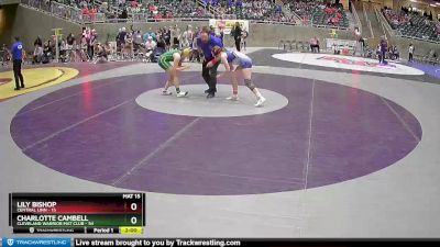 138 lbs Quarterfinal - Charlotte Cambell, Cleveland Warrior Mat Club vs Lily Bishop, Central Linn