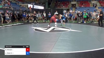 195 lbs Rnd Of 32 - Denarii Mickel, Iowa vs Larry Cole III, Oklahoma