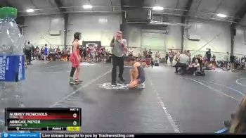 92 lbs Round 3 (6 Team) - Abbigail Meyer, Assassins vs Aubrey McNichols, Storm