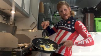 Stephen Hyde Makes Eggs, Talks Mullets