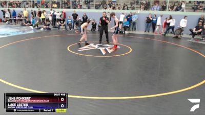 102 lbs Round 2 - Luke Lester, Kodiak Wrestling Club vs Jens Fonkert, Dillingham Wolverine Wrestling Club