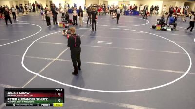 87 lbs 3rd Place Match - Jonah Karow, MN Elite Wrestling Club vs Peter Alexander Schutz, Wayzata Youth Wrestling