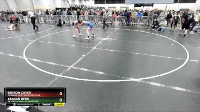 97 lbs Cons. Round 2 - Keagan Berg, Victory School Of Wrestling vs Bryson Coyer, Michigan West Wrestling Club