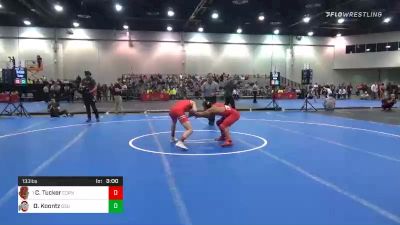 133 lbs Semifinal - Charles Tucker, Cornell vs Dylan Koontz, Ohio State