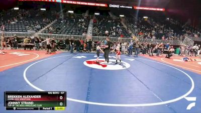 67 lbs 3rd Place Match - Brekken Alexander, Camel Kids Wrestling vs Johnny Strand, Top Of The Rock Wrestling Club