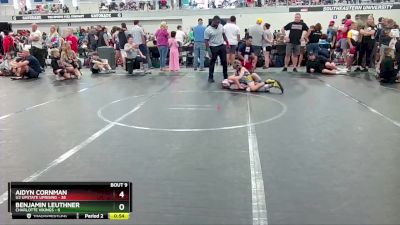 80 lbs Round 3 (6 Team) - Aidyn Cornman, U2 Upstate Uprising vs Benjamin Leuthner, Charlotte Vikings