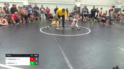 45 lbs Pools - Cainen Robinson, West Virginia Wild vs Jaxton Wirick, Ohio Gold