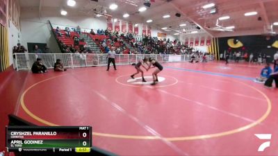 106 lbs Cons. Round 2 - Cryshzel Paranillo, Cerritos vs April Godinez, El Toro