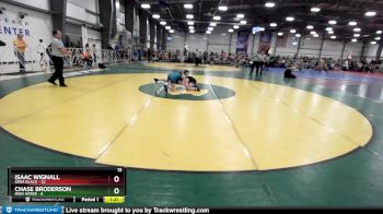 105 lbs Rd# 1 9:00am Friday - Isaac Wignall, Iowa Black vs Chase Broderson, Iron Horse