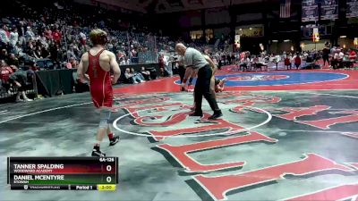 6A-126 lbs Quarterfinal - Tanner Spalding, Woodward Academy vs Daniel McEntyre, Etowah