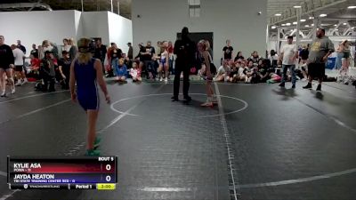 70 lbs Semis & 1st Wrestleback (8 Team) - Kylie Asa, POWA vs Jayda Heaton, Tri State Training Center Red