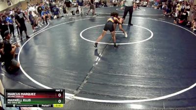 63 lbs Quarterfinal - Maxwell Ellis, RED WAVE WC vs Marcus Marquez, Delano Diablos