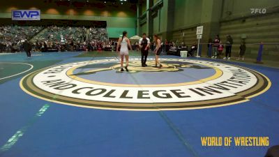 100 lbs 7th Place - Alexis Baker, Team Coalinga vs Gabby Reynoso, Scotsmen Wrestling Club