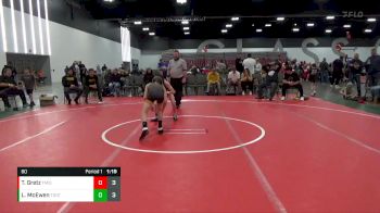 80 lbs Placement Matches (8 Team) - Lazarus McEwen, Team Gotcha (IL) vs Tommy Gretz, Team Missouri (MO)