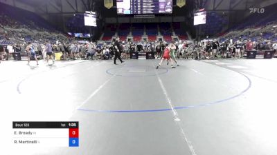 132 lbs Rnd Of 128 - Elijah Broady, Indiana vs Robert Martinelli, Illinois