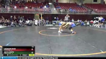 132 lbs Round 4 (8 Team) - Keith Smith, Lincoln East vs Jackson Radi, Manhattan