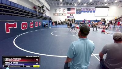 59 lbs 3rd Place Match - Michael Turner, Green River Grapplers vs Atticus Wass, Touch Of Gold Wrestling Club