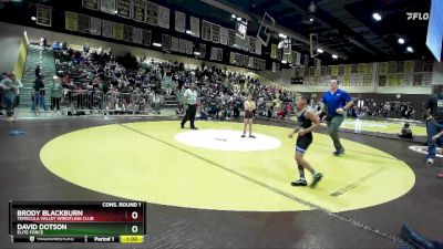 71 lbs Cons. Round 1 - Brody Blackburn, Temecula Valley Wrestling Club vs David Dotson, Elite Force