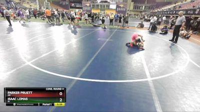 138 lbs Cons. Round 4 - Parker Pruett, OR vs Isaac Lomas, IA