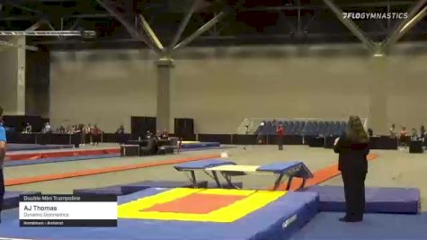 AJ Thomas - Double Mini Trampoline, Dynamic Gymnastics - 2021 USA Gymnastics Championships