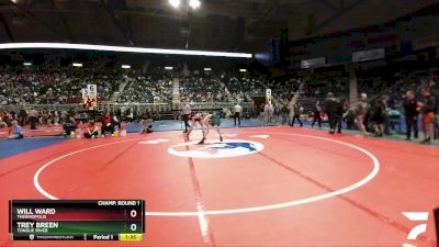 2A-126 lbs Champ. Round 1 - Trey Breen, Tongue River vs Will Ward, Thermopolis