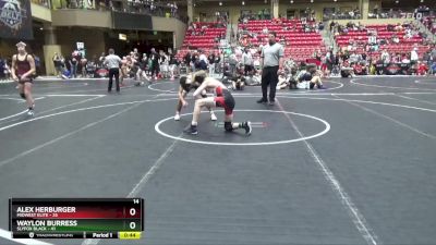 110 lbs Round 4 (6 Team) - Alex Herburger, Midwest Elite vs Waylon Burress, SlyFox Black