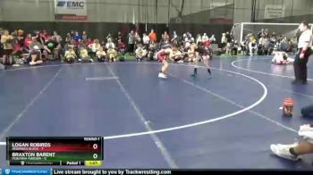 85 lbs Round 1 (6 Team) - Braxton Barent, Montana Maroon vs Logan Robirds, Nebraska Black