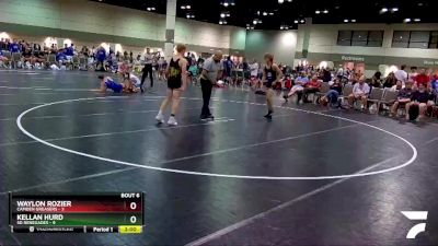 126 lbs Round 2 (6 Team) - Waylon Rozier, Camden Greasers vs Kellan Hurd, SD Renegades