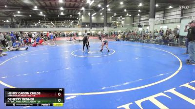 90 lbs Round 4 (6 Team) - Demetry Benner, PIT BULL WRESTLING ACADEMY vs Henry Caison Childs, SHENANDOAH VALLEY WC