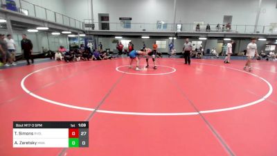 140 lbs Rr Rnd 3 - Tyler Simons, Revival Elite vs Abraham Zaretsky, Myland Wrestling Academy