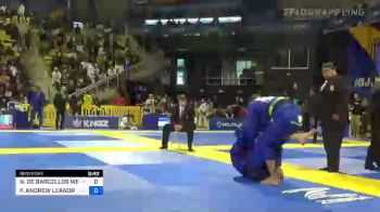 NICHOLAS DE BARCELLOS MEREGALI vs FELLIPE ANDREW LEANDRO SILVA 2022 World Jiu-Jitsu IBJJF Championship