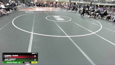 121 lbs Round 2 (4 Team) - Gabriel Morin, Bemidji vs Jake Knight, Bettendorf