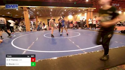 87 lbs Final - Angel Gutierrez-Thomas, Cobra Kai Elite Wrestling vs Sy Stoute, NORTH DESOTO WRESTLING ACADEMY