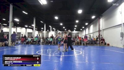 92 lbs Round 2 (4 Team) - Marcus Soukup, North Carolina vs Bryson Drennen, Georgia