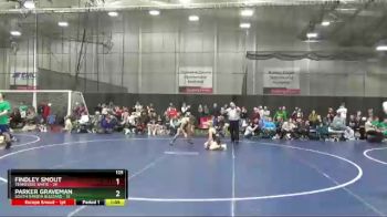 125 lbs Round 3 (4 Team) - Findley Smout, Tennessee White vs Parker Graveman, South Dakota Blizzard