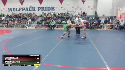 182 lbs Quarterfinal - Waylen Land, W. F. West vs Jaiden Leaming, Tumwater