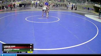 107 lbs Finals (8 Team) - Emmerson Jarman, Scappoose vs Laramie Kiser, Grant Union