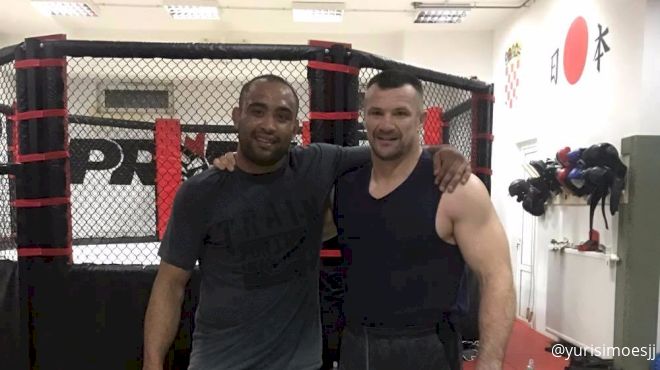 ADCC Champ Yuri Simoes Rolls With MMA Legend Mirko 'Cro Cop'