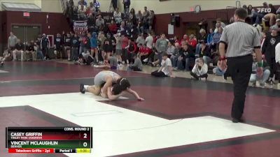 132 lbs Cons. Round 2 - Casey Griffin, Tinley Park (Andrew) vs Vincent McLaughlin, Denver