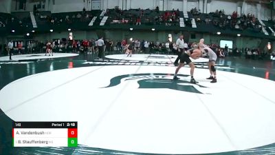 149 lbs Champ. Round 1 - Braden Stauffenberg, Michigan State vs Aiden Vandenbush, Northwestern