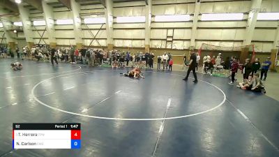 92 lbs Semifinal - Tristan Herrera, Team Prestige Wrestling vs Nolan Carlson, Champions Wrestling Club