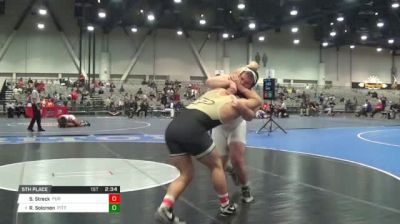 285 lbs 5th place - Shawn Streck, Purdue vs Ryan Solomon, Pitt