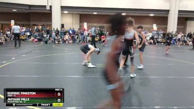 85 lbs Round 2 (6 Team) - Beau Abbott, Roundtree WA vs Kayden Barnes, Ares