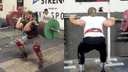 Wes Kitts Power Cleans 419lb, Squats 600lb For Two In Worlds Prep