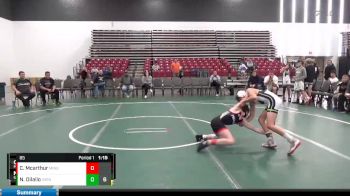 85 lbs Round 1 (8 Team) - Cooper Mcarthur, Minions Green (GA) vs Nick Dilallo, Illinois Menace