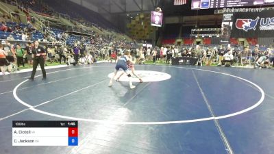 106 lbs Cons 16 #1 - Anthony Ciotoli, Virginia vs Cooper Jackson, Oklahoma