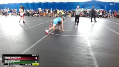 113 lbs Round 4 (8 Team) - Dawson Bowden, Noke Wrestling RTC vs Drake Mcclure, Phoenix WC